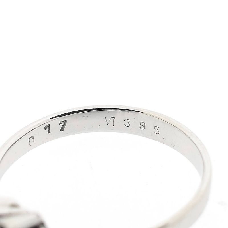 Image 6 of White Gold Surround Ring with Diamonds; 0.17 ct.