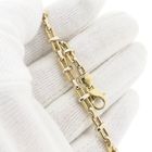 Image 6 of Bicolor Gold Fantasy Link Bracelet