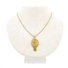 Image 4 of Antique gold pendant of a hat bell