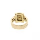 Image 3 of Rose gold ring with diamond buckle; 0.40 ct.