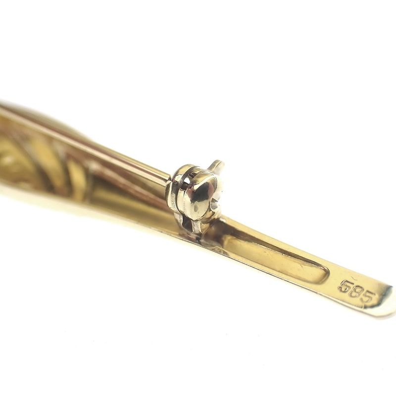 Image 10 of Two-tone gold brooch