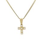 Image 3 of Gold cross with zirconia