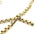Image 3 of Gold long Venetian link necklace | 60 cm