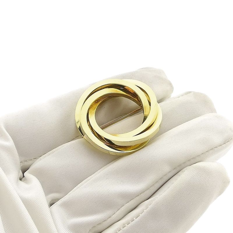 Image 8 of Vintage gold dynamic brooch
