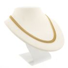Image 7 of Gold French gourmet link chain | 44.5 cm