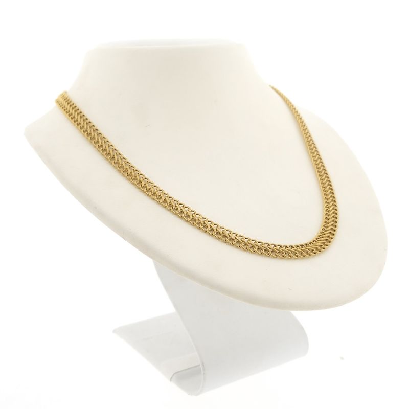 Image 7 of Gold French gourmet link chain | 44.5 cm