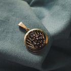 Image 7 of Gold pendant with garnet
