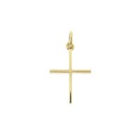 Gold pendant of a cross
