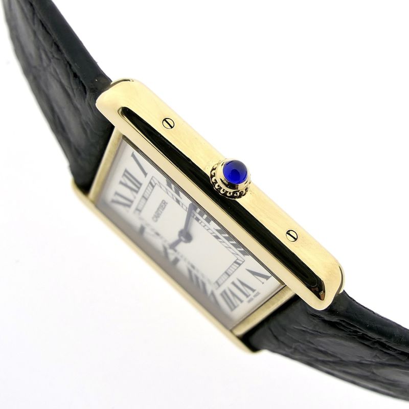 Image 7 of Cartier Tank Solo 'Large'; 18k gold watch