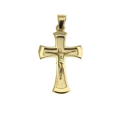 Gold pendant of a cross with corpus Image 1 of Gold pendant of a cross with corpus