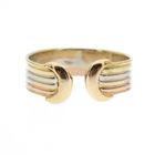 Image 3 of 18 carat tricolor gold ring