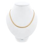 Image 1 of Gold flat gourmet link chain