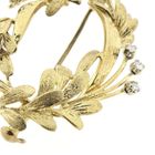 Image 6 of Vintage gold fantasy brooch with diamond 0.21 ct.
