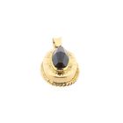 Image 8 of Vintage Gold Pendant with Garnet