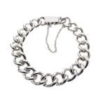 Image 1 of Robust silver gourmet link bracelet