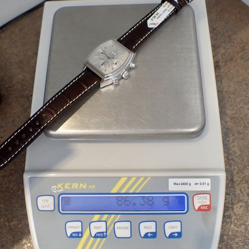 Image 12 of DuBois & Fils 'Grande Date'; Limited 18k white gold men's watch with chronograph