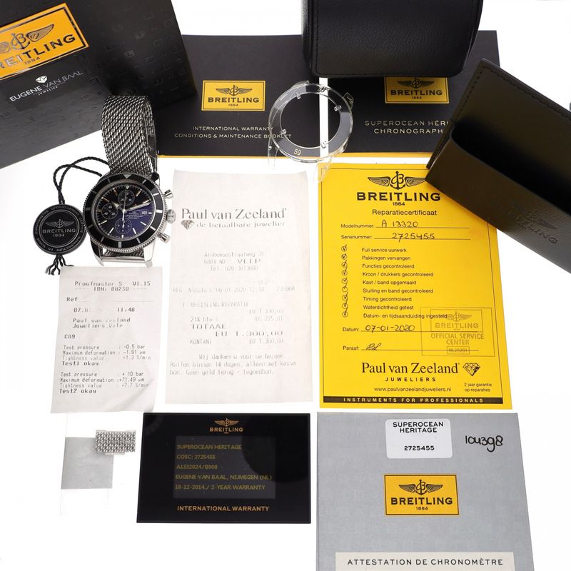 Image 2 of Breitling Superocean Heritage Chrono A13320; Automatic Watch