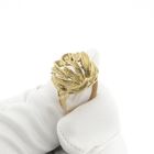 Image 9 of Gold ring with leaves