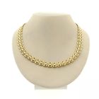 Image 1 of Tricolor gold fantasy link necklace