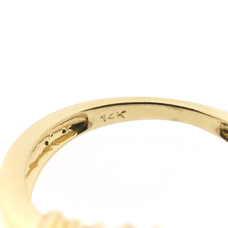 Image 8 of Gold ring pavé set with diamonds | approx. 0.56 ct.