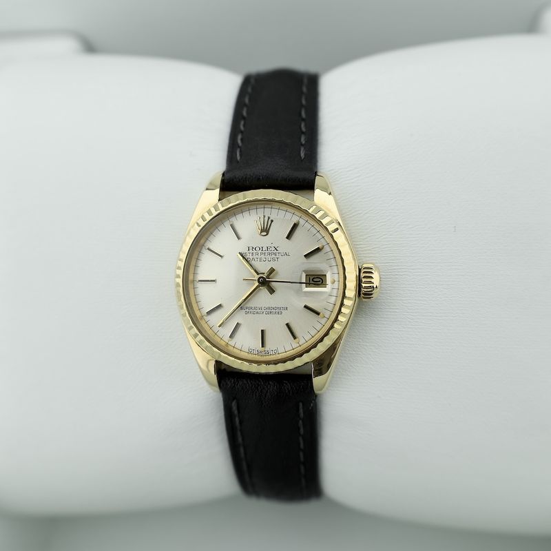 Image 11 of Rolex Lady-Datejust 26mm 69178; Vintage 18k gold women's watch