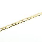 Image 4 of Gold long Figaro link chain