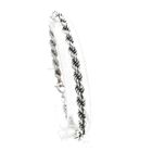 Image 1 of Silver Twisted Chain Bracelet
