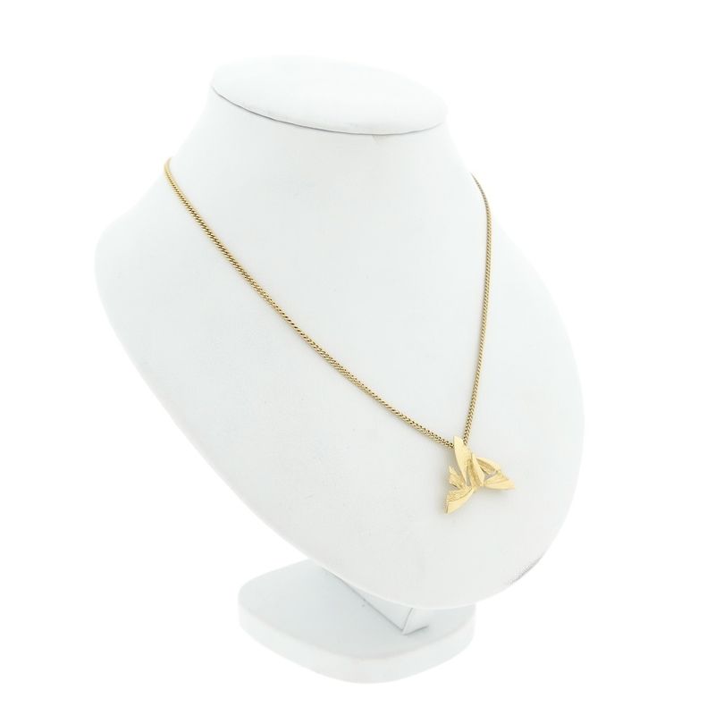 Image 10 of Vintage gold abstract pendant