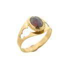 Image 1 of Gold ring with garnet stones | Vintage
