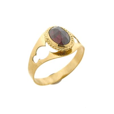 Image 1 of Gold ring with garnet stones | Vintage