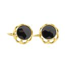 Image 6 of Vintage gold earrings with garnet