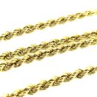 Image 6 of Gold twisted link chain | 45 cm