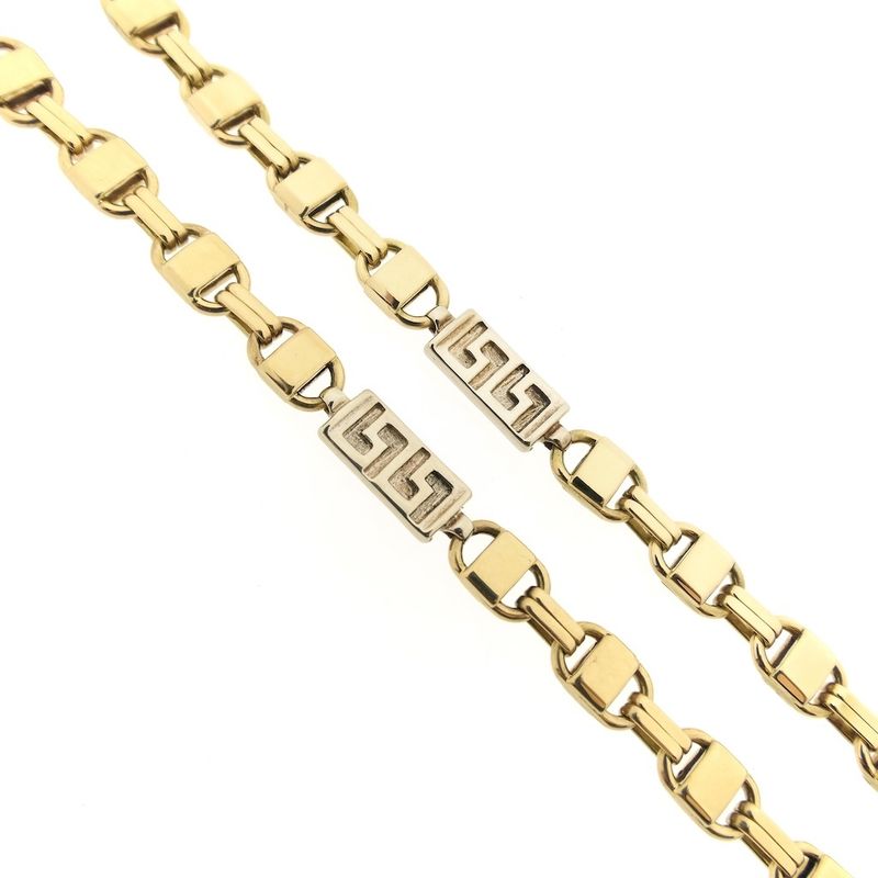 Image 3 of Two-tone gold fantasy link chain