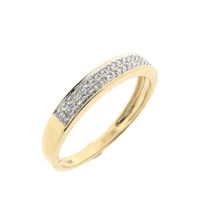 Gold ring with diamond | 0.21 ct.