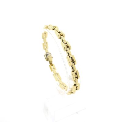 Gold Bismarck link bracelet Image 1 of Gold Bismarck link bracelet