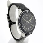 Image 3 of Heuer Bundeswehr Fly-back 1550SG; Vintage chronograph men's watch