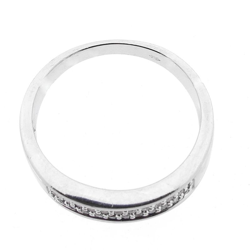 Image 6 of White gold pavé ring with diamonds | 0.11 ct.