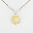 Image 4 of Gold zodiac sign pendant; Cancer