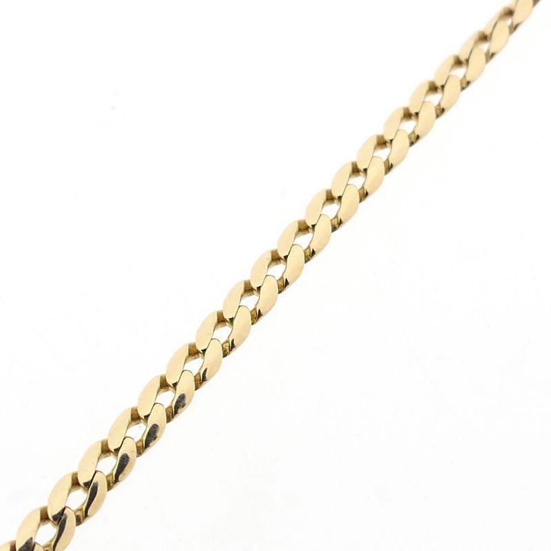 Image 9 of Bicolor Gold Gourmet Link Bracelet with Diamond; 0.05 ct.