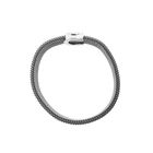 Image 4 of Steel Flex bracelet with white gold charm and diamond | 0.20 ct.