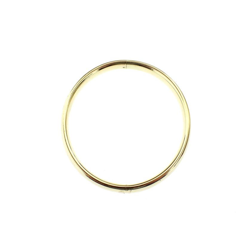 Image 1 of Gold smooth slave bracelet | Ø 60 mm