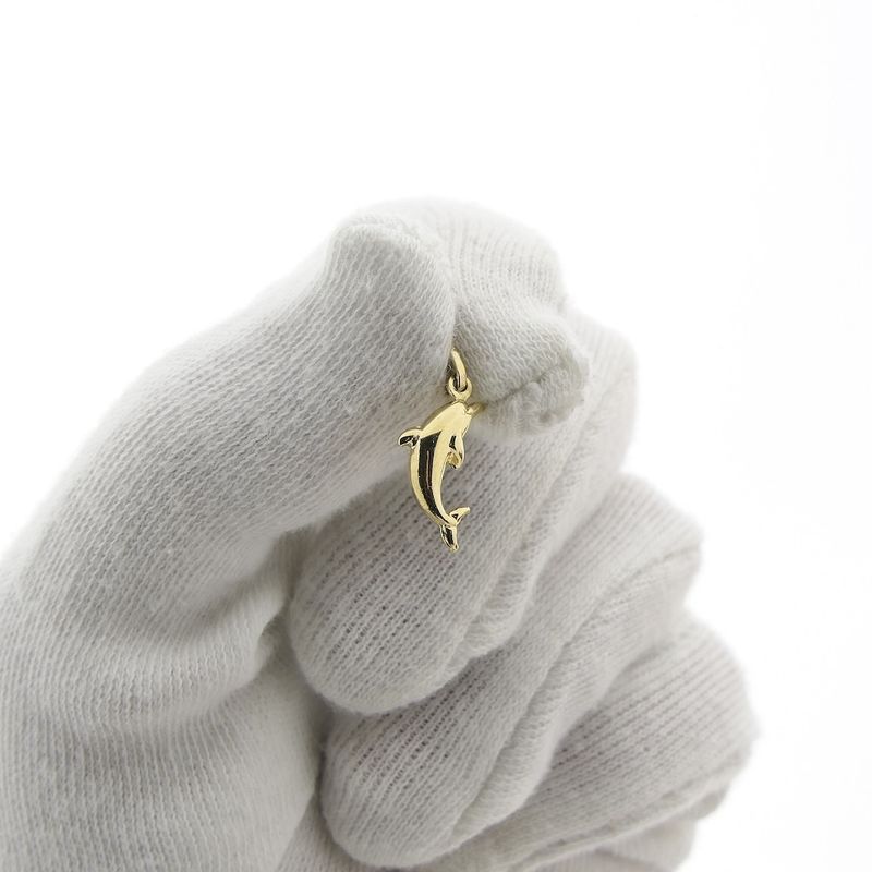 Image 5 of Golden dolphin pendant