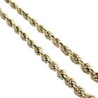 Image 6 of Golden twisted link chain.
