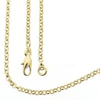 Gold jasseron link chain