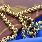 Image 2 of Gold jasseron link chain | 60.5 cm