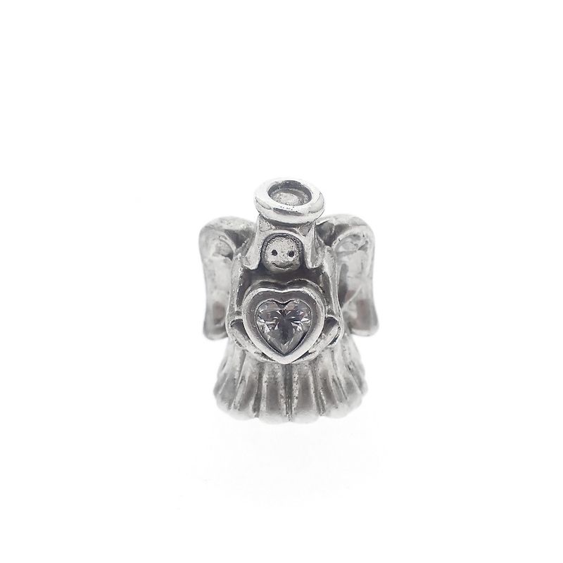 Image 1 of Pandora charm; Silver; Angel of Love