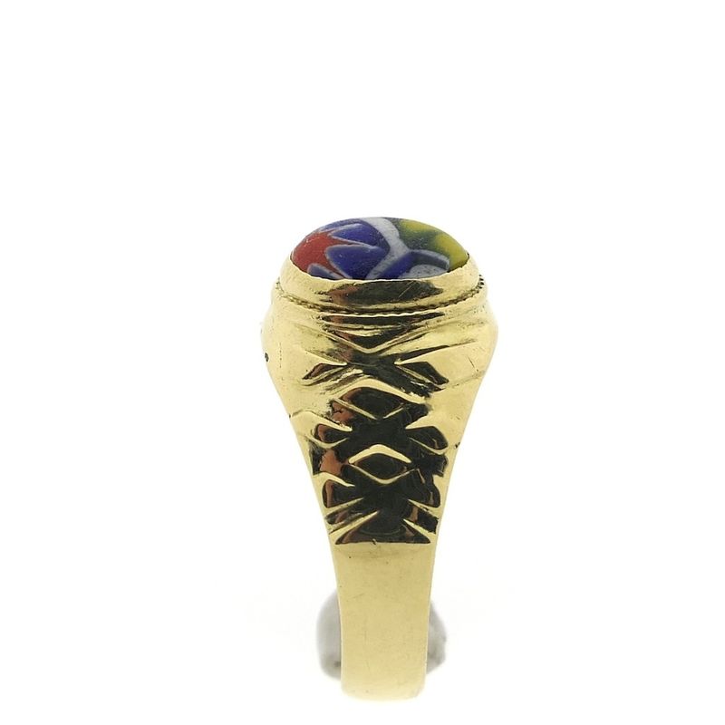 Image 7 of 18-karat gold ala kondre ring | Traditional Surinamese