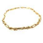 Image 3 of Cento group golden Figarope link bracelet.