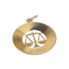 Image 5 of Gold pendant of the zodiac sign Libra