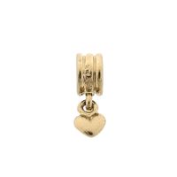 Pandora Charm; Gold; Dangling Heart